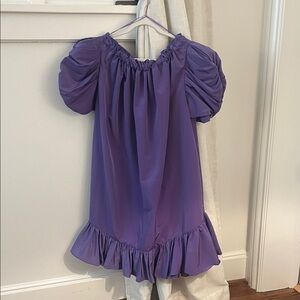 Elegant Purple Mini Dress